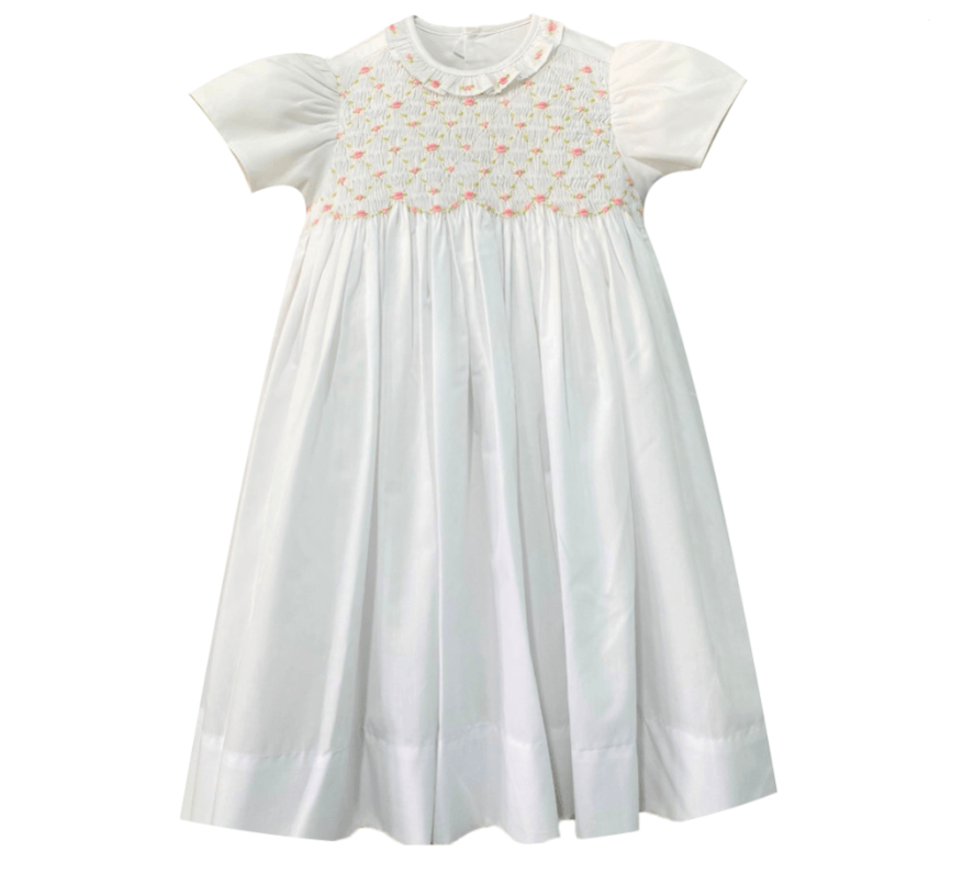 Phoenix & Ren White Channing Dress - shopnurseryrhymes