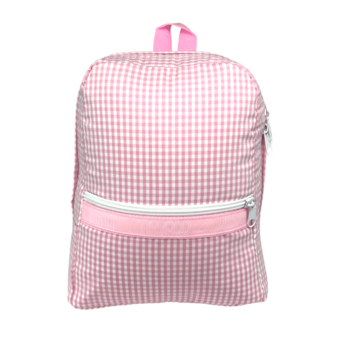 Mint Medium Gingham Backpack - shopnurseryrhymes