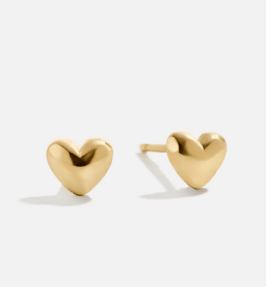 Minibar Lovebug Heart 18K Gold Earrings - shopnurseryrhymes