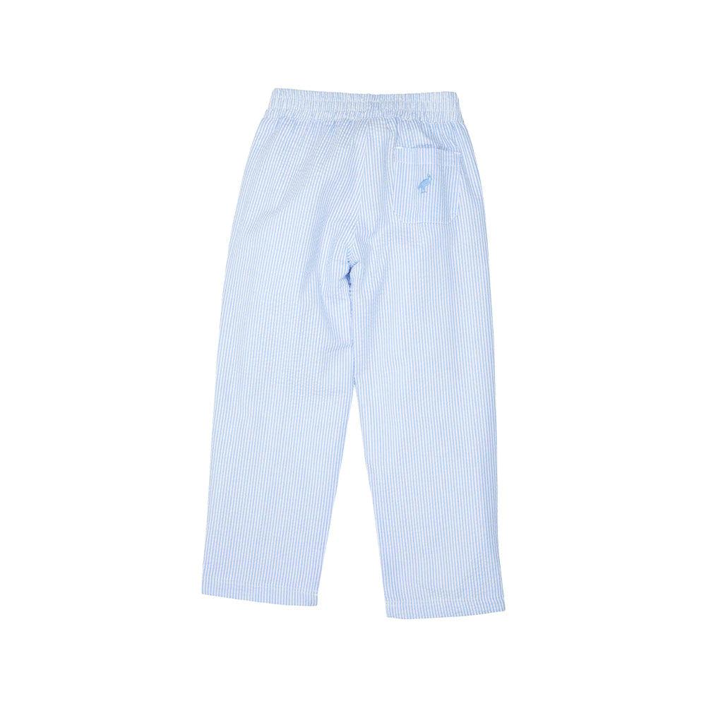 Beaufort Bonnet Sheffield Pant, Breakers Blue Seersucker - shopnurseryrhymes