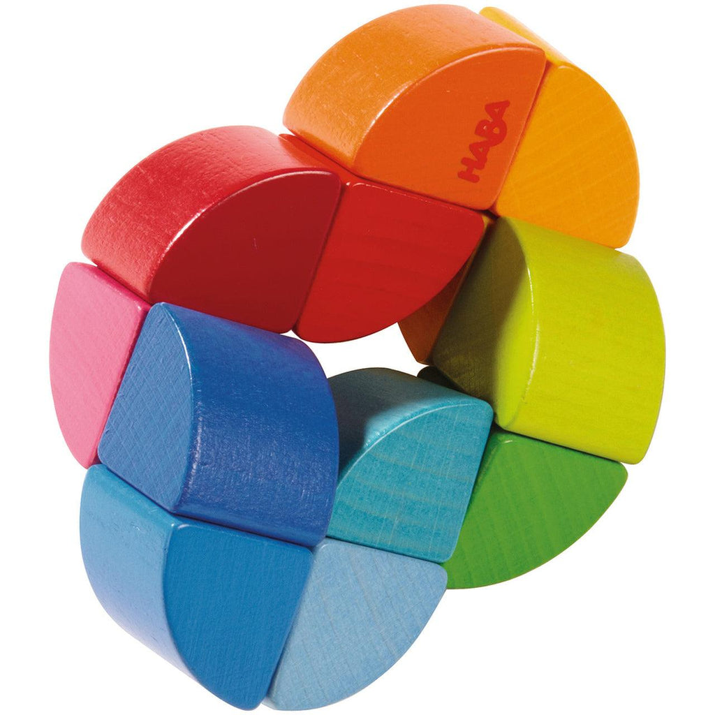 Haba Rainbow Ring Clutching Toy - shopnurseryrhymes