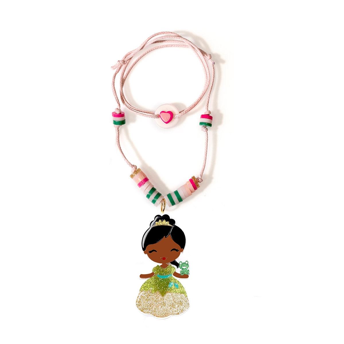 Lilies & Roses Cute Doll Necklace, Tiana - shopnurseryrhymes