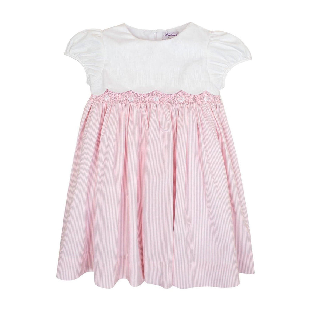 Kidiwi Festony Dress, Pink - shopnurseryrhymes