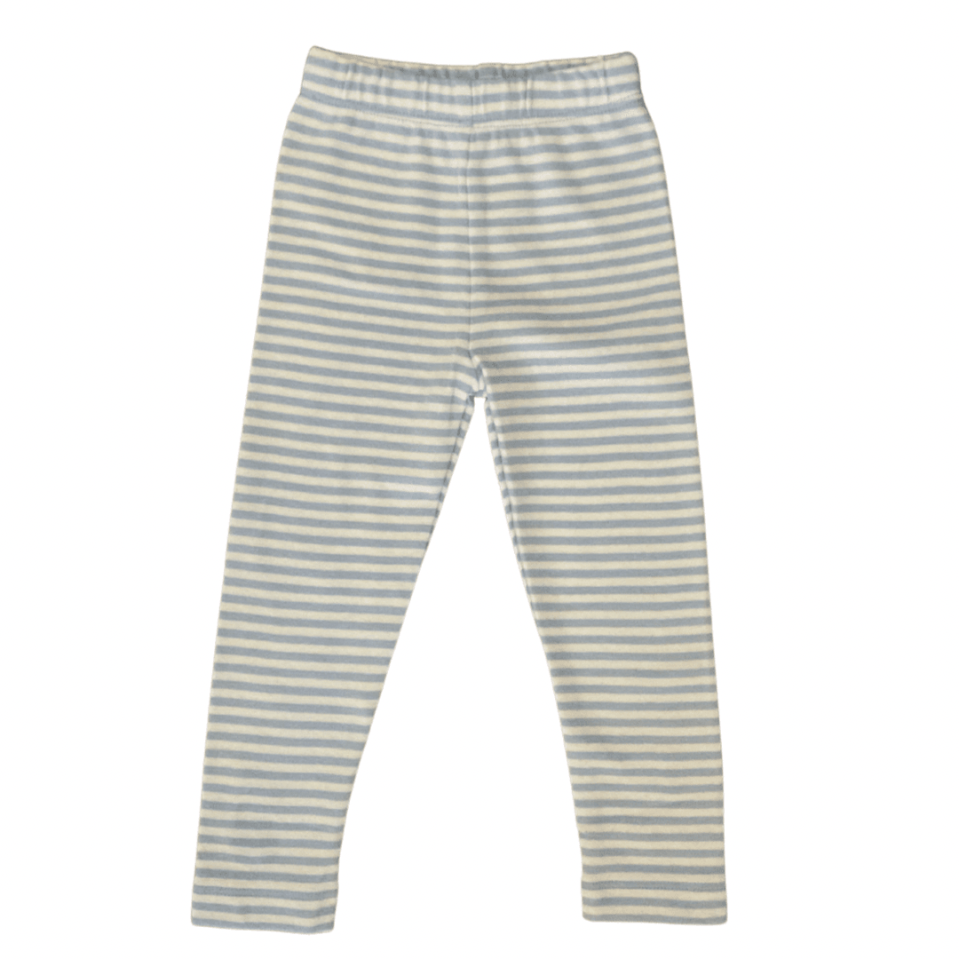 Luigi Striped Leggings, Sky Blue/White - shopnurseryrhymes