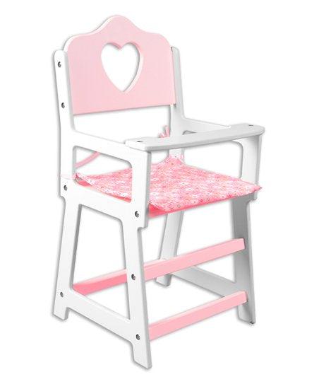 Rosalina Wooden Doll High Chair - shopnurseryrhymes