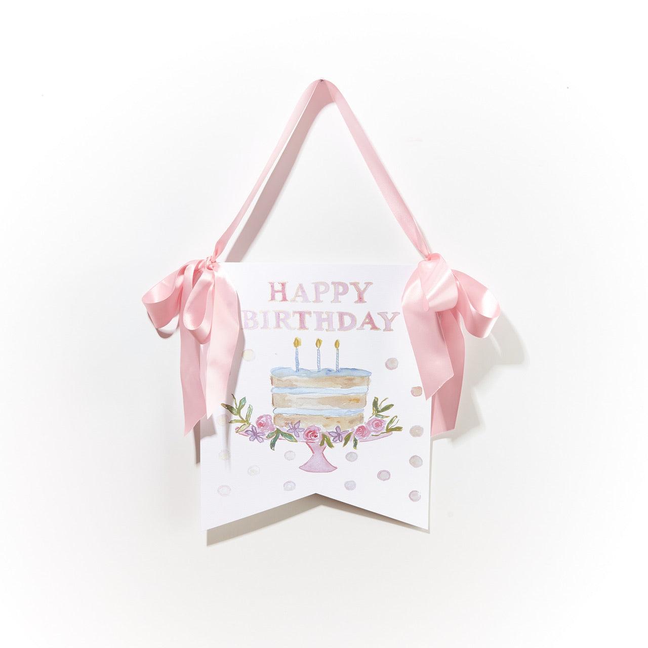 Over the Moon "Happy Birthday" Cake Hanger - shopnurseryrhymes