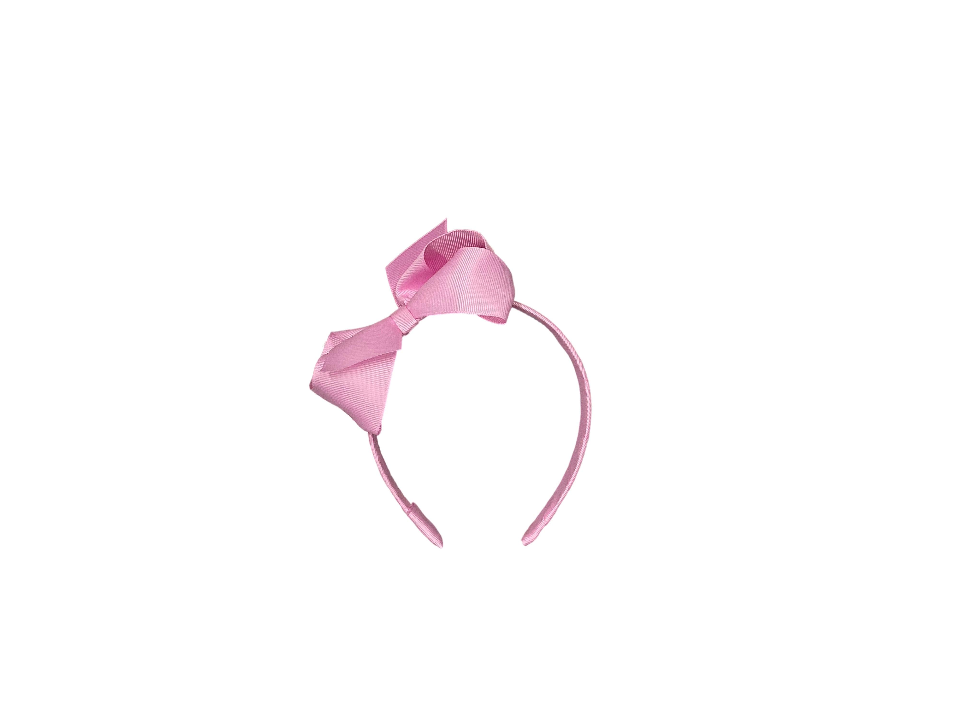 Wee Ones Medium Classic Grosgrain Bow on Headband - shopnurseryrhymes