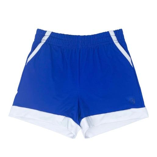 Set Athleisure Graham Short, Royal/White - shopnurseryrhymes