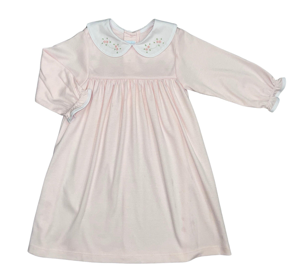 Auraluz Dress, Pink Knit, Tiny Buds - shopnurseryrhymes