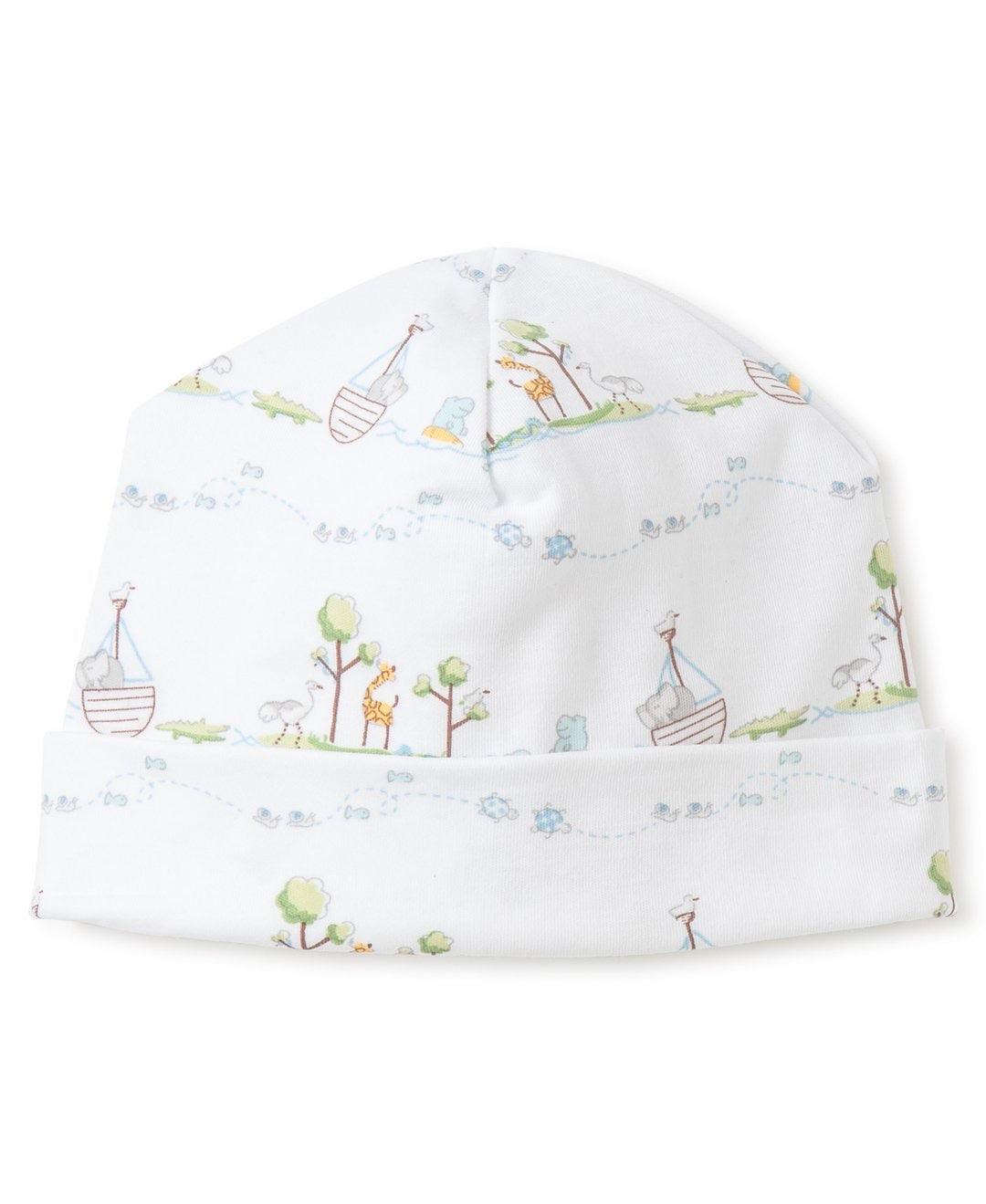 Kissy Kissy Noah’s Print Hat - shopnurseryrhymes