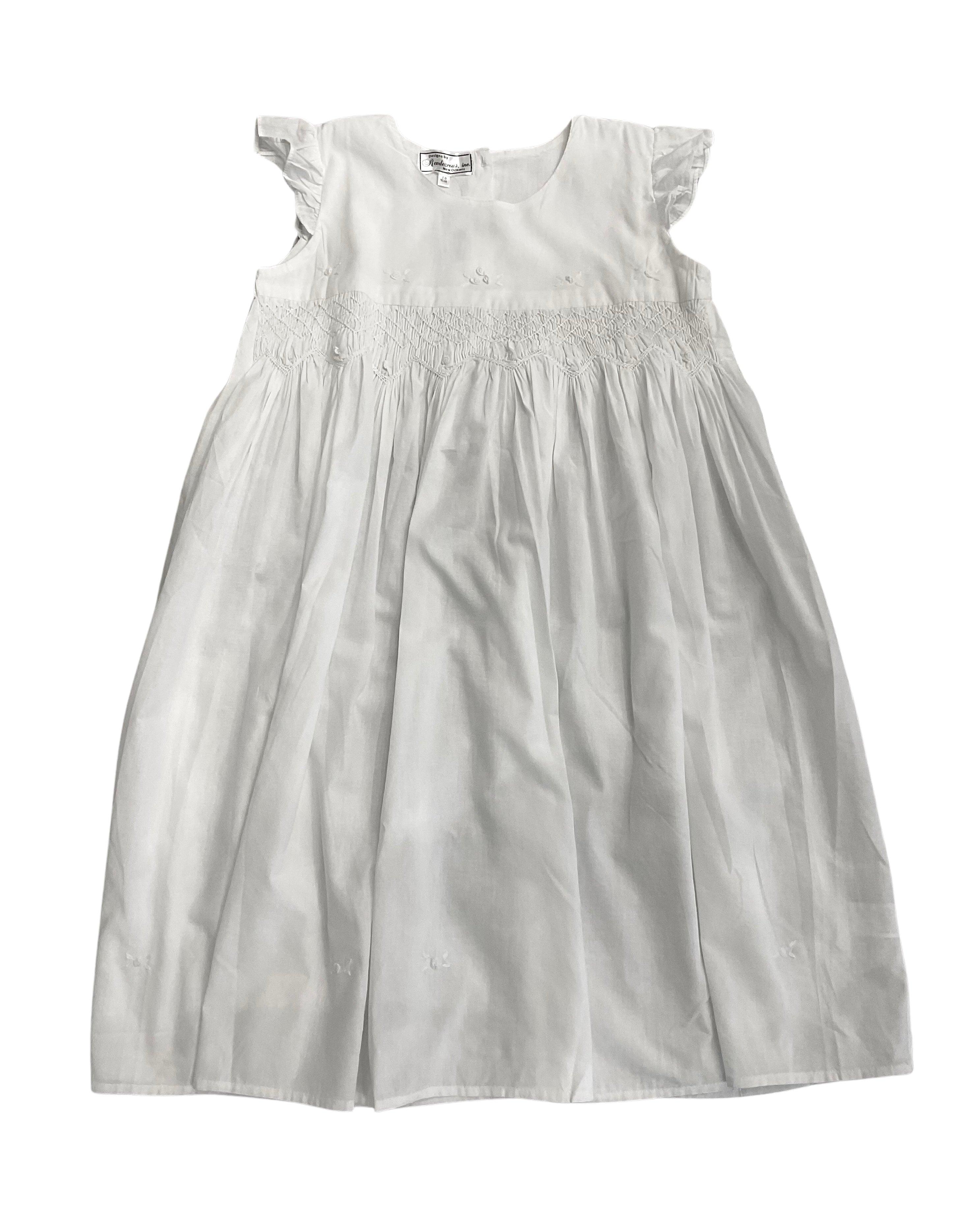 Rendezvous Inc. White Smocked Nightgown - shopnurseryrhymes