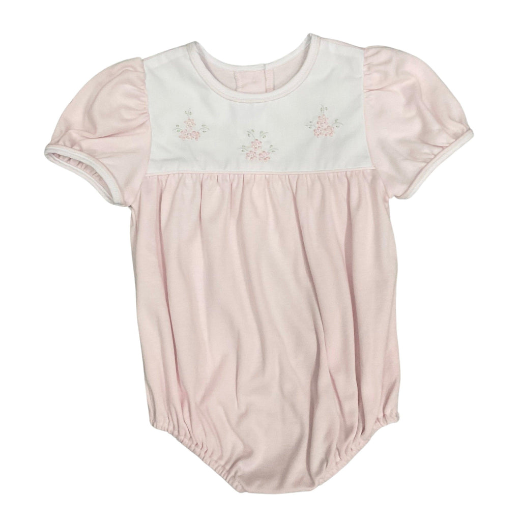 Auraluz Pink Bubble with Pink Embroidered Flowers - shopnurseryrhymes