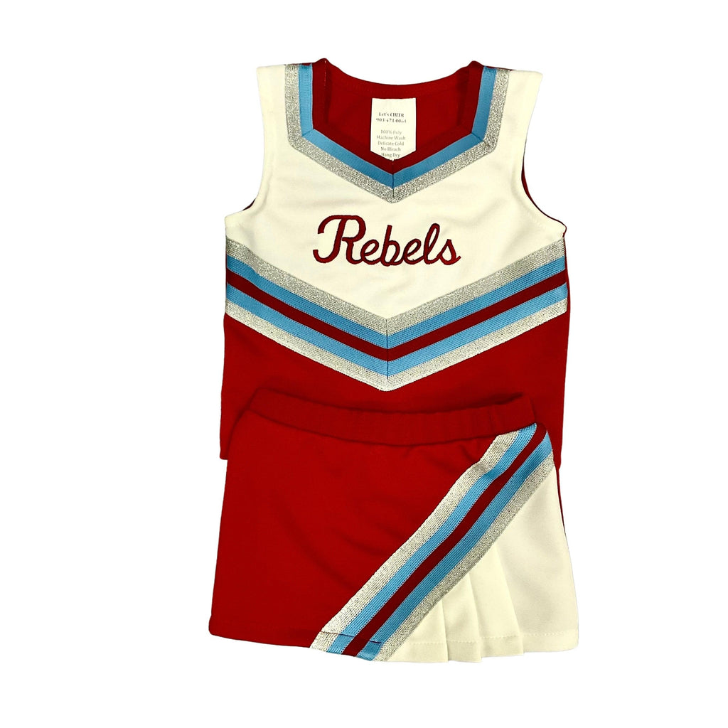Red Rebels Cheerleader Uniform - shopnurseryrhymes