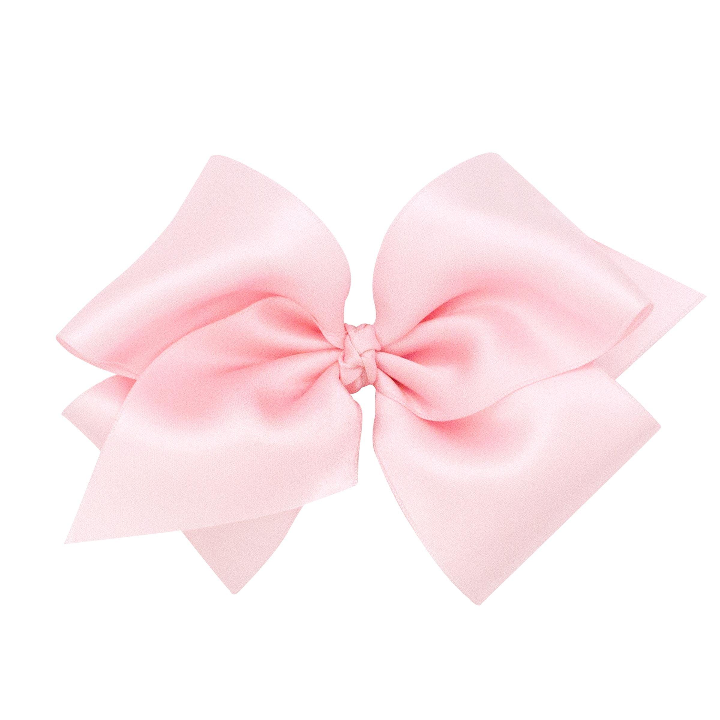 Wee Ones Medium French Satin Basic Bow - shopnurseryrhymes