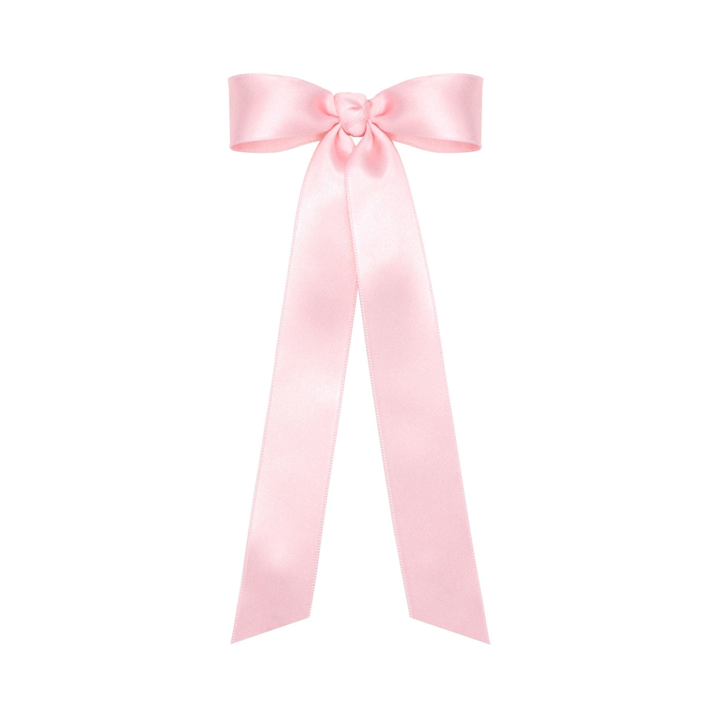 Wee Ones Mini French Satin Bowtie with Streamer Tails - shopnurseryrhymes