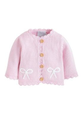 Little English Girl Bow Crochet Sweater - shopnurseryrhymes